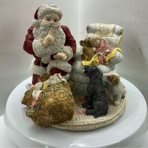 Suzan Bradford "Waiting for Santa" 1990 The Legend of Santa Claus Limited Series